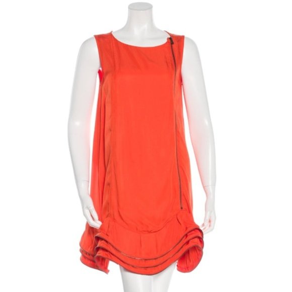 MIU MIU Silk Zip - Accented Night Out Dress - Picture 2 of 4